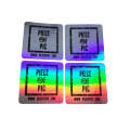 Custom Reflection Rainbow Holographic Stickers Label Laser Prismatic 3D Hologram Sticker